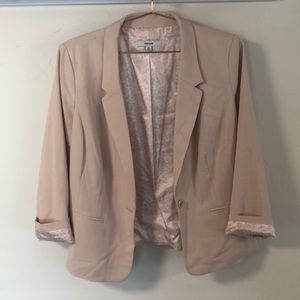 light pink kensie blazer